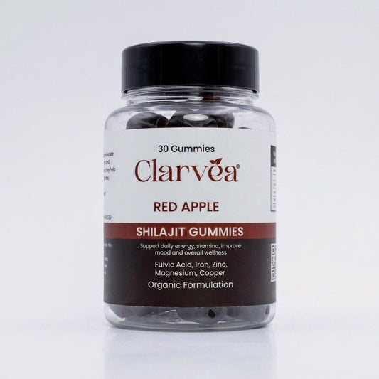 Clarvea Red Apple Shilajit Gummies