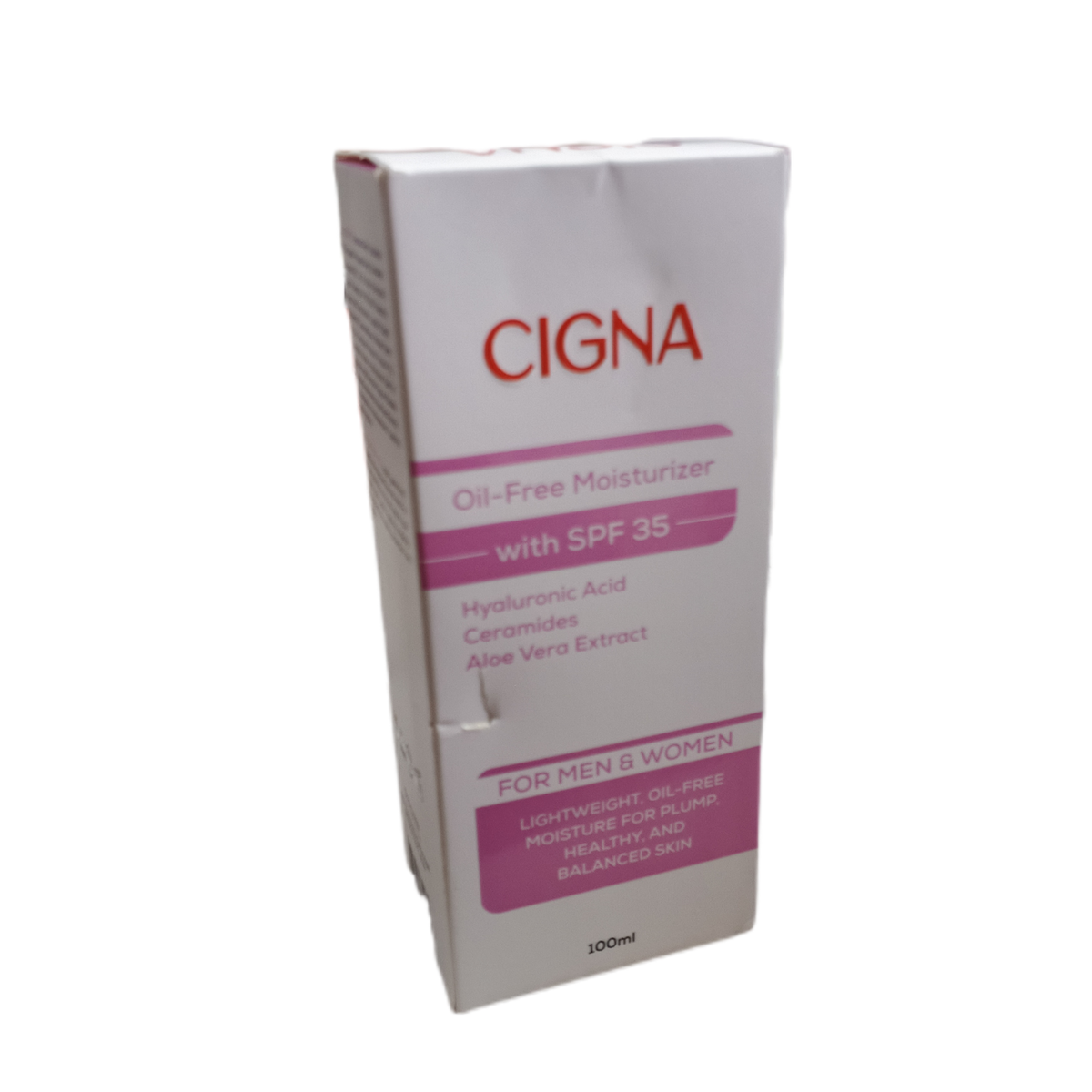 CIGNA Oil-Free Moisturizer with SPF 35,