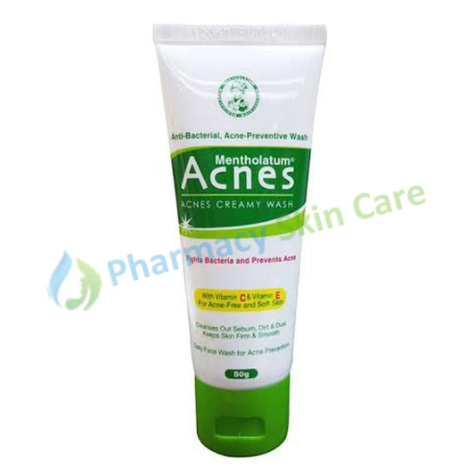 Acnes Creamy Face Wash 50g Atco Laboratories LTDVitamin C, Vitamin E
