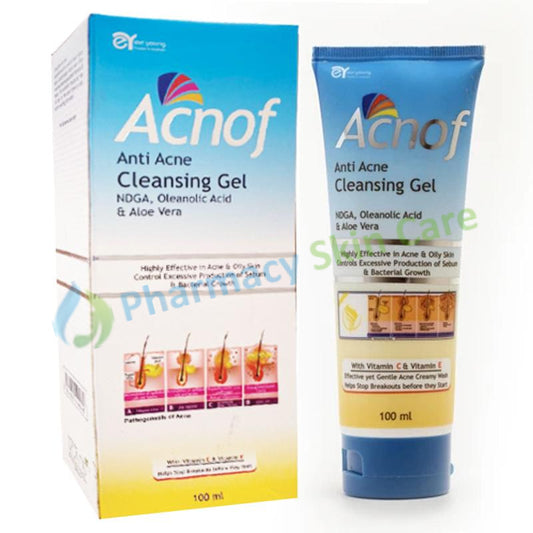 Acnof Anti Acne Cleansing Gel 100Ml Personal Care