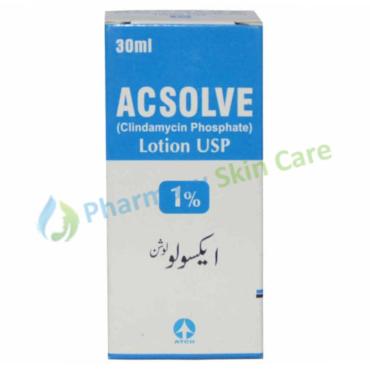 ACSOLVE Lotion 1% 30ml ATCO LABORATORIES (PVT) LTD Clindamycin