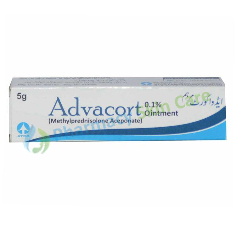 Advacort Ointment 5gm Methylprednisolone Aceponate ATCO