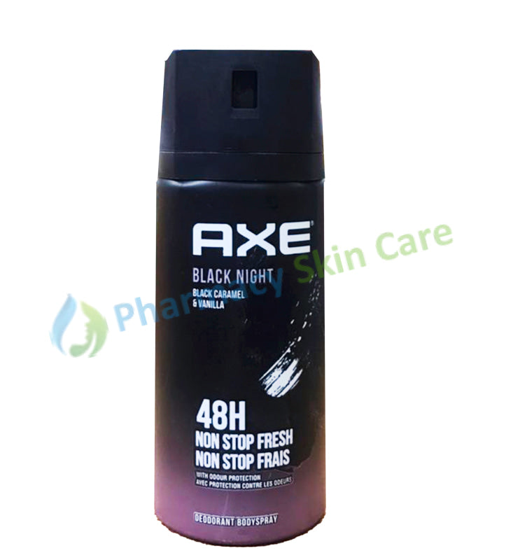 Axe Black Night Black Caramel & Vanilla 48H Non-Stop Fresh Deodorant Body Spray spray