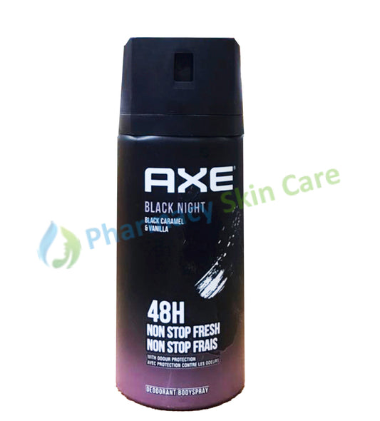 Axe Black Night Black Caramel & Vanilla 48H Non-Stop Fresh Deodorant Body Spray spray