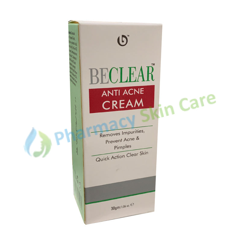 Beclear Anti Acne Cream 30Gm Skin Care