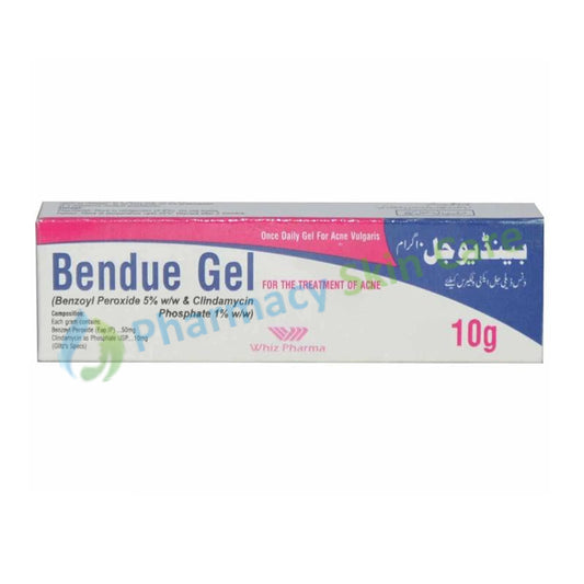 Bendue Gel 10gm Whiz Pharma Benzoyl Peroxide 5% & Clindamycin Phospate 1%