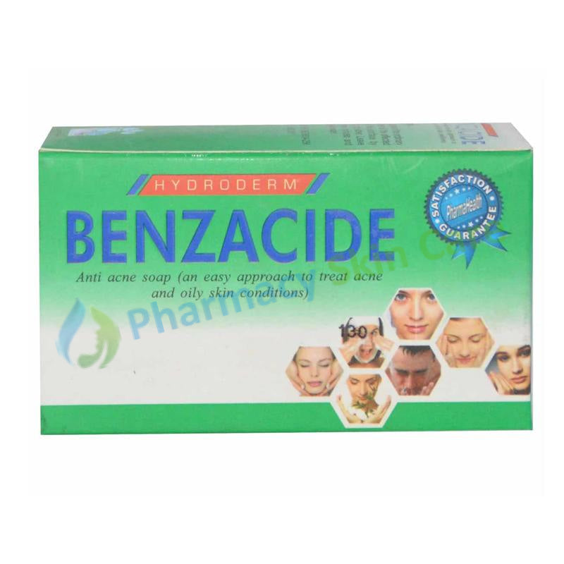 Benzacide Bar 5% 75gm PHARMA HEALTH PAKISTAN (PVT.) LTD Anti acne Benzoyl Peroxide soap