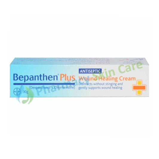 Bepanthen Plus Cream 30gm Bayer Health Care Pvt Ltd Skin Care Preperation Dexpanthenol 5%, Chlorhexidine 0.5%