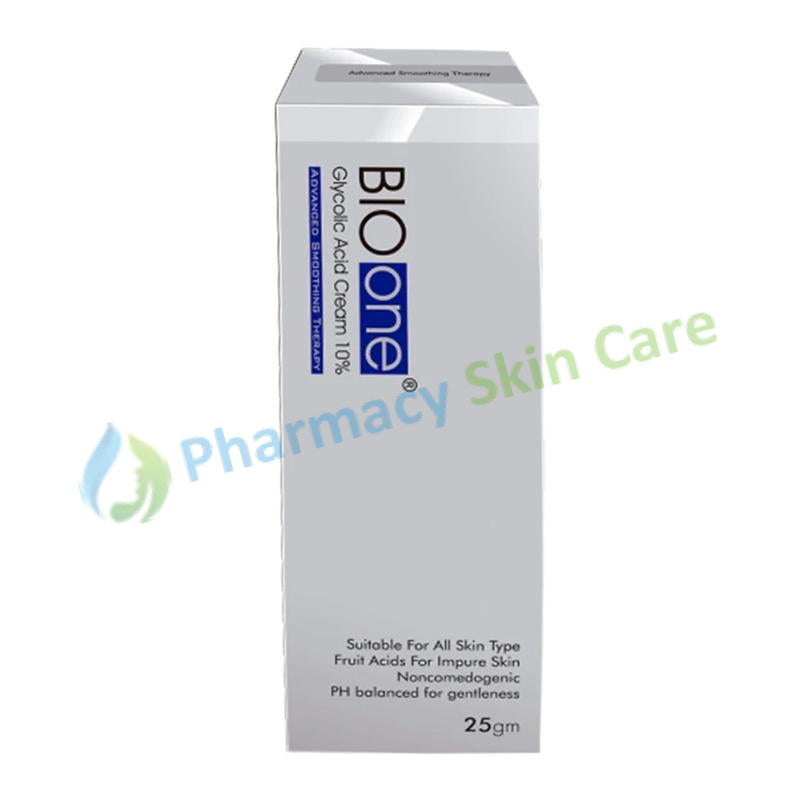 Bio One 10% Cream 25G Whiz Laboratories Skin Smoothing Therapy Glycolic Acid Cream