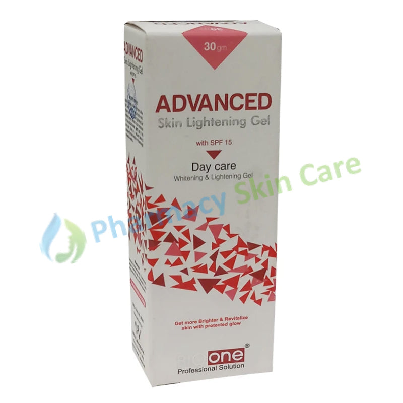 Bio One Advanced Skin Lightening Gel 20gm Day Care SPF 15 Professional Solution