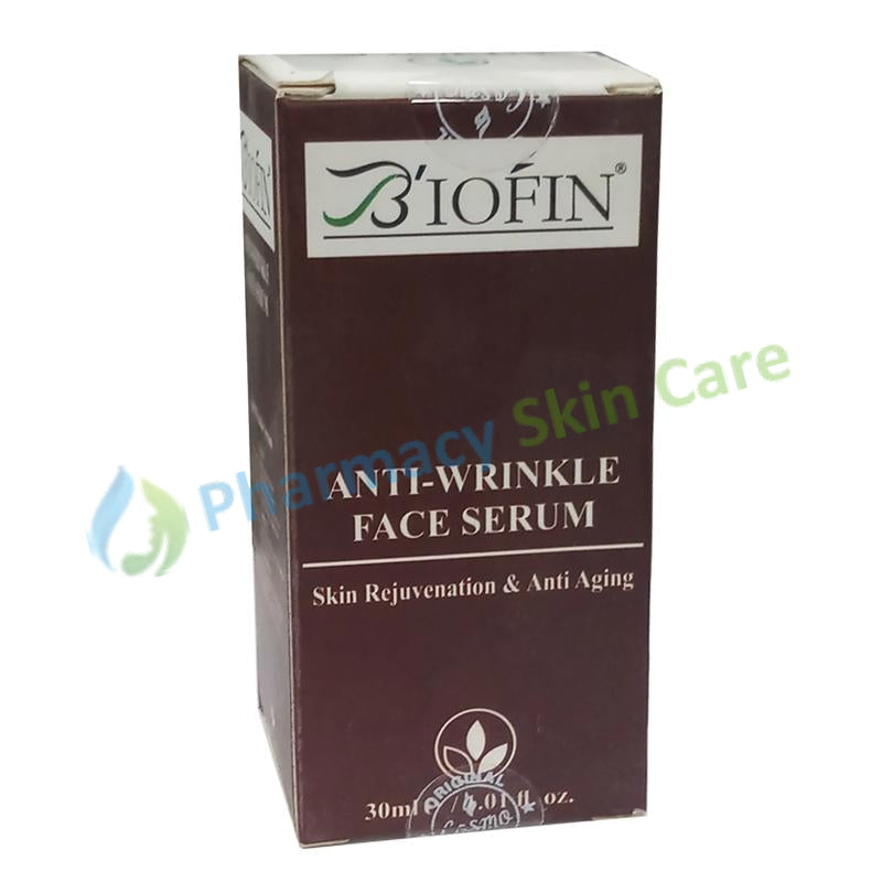 Biofin Anti-Wrinkle Face Serum 30ml