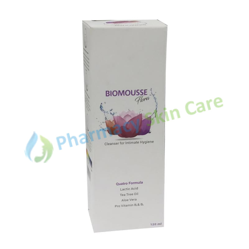 Biomousse Flora 120ml Quatro Formula Cleanser Liquid Lastic Acid