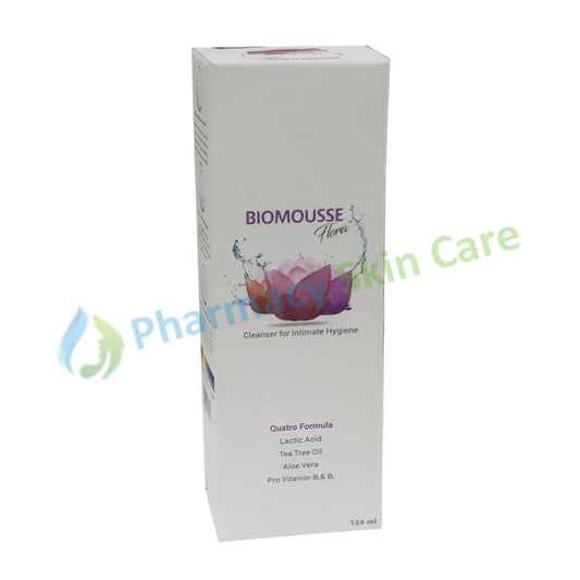 Biomousse Flora 120ml Quatro Formula Cleanser Liquid Lastic Acid