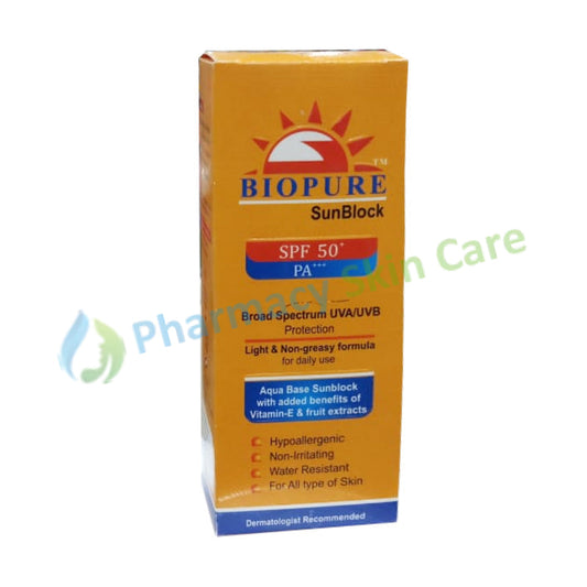 Biopure Spf 50 Sunblock 45Gm Skin Care