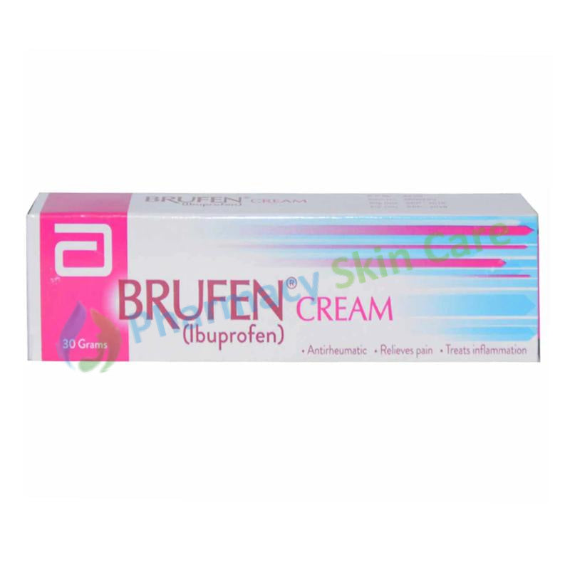 BRUFEN Cream 30gm ABBOTT LABORATORIES NSAID Ibuprofen 10gm