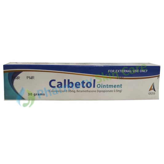 Calbetol Ointment 30gm Ointment Alza Pharma Calcipotriol Btametasone Dipropionate