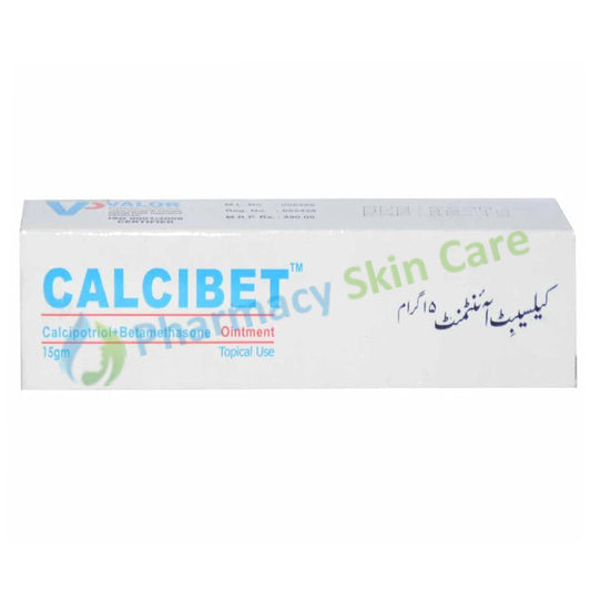 Calcibet Ointment 15g VALOR PHARMACEUTICALS Anti Psoriasis Betamethasone 0.05 Calcipotriol