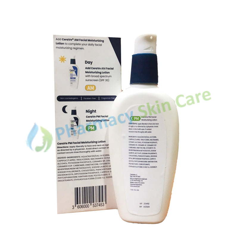 CeraVe PM Facial Moisturizer Lotion 89ml Moisturizer