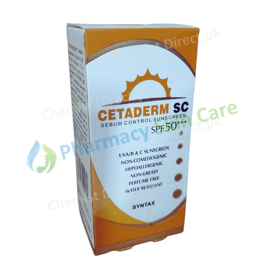 Cetaderm Sc Spf50+++ Sunscreen Skin Care