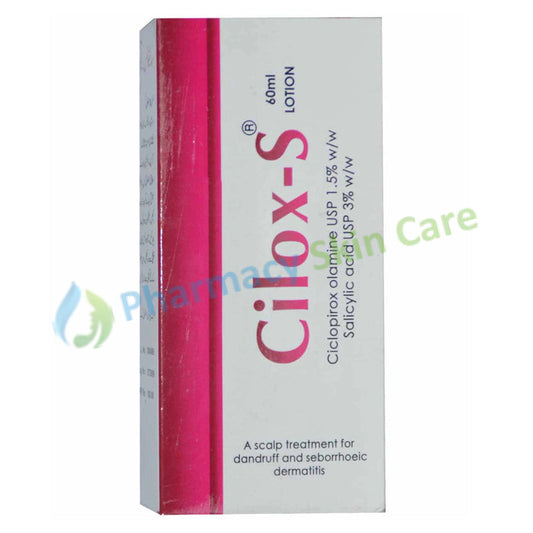 Cilox S Lotion 60ml Valor Pharmaceuticals Anti Fungal Ciclopirox Olamine 1.5 Salicylic Acid 3