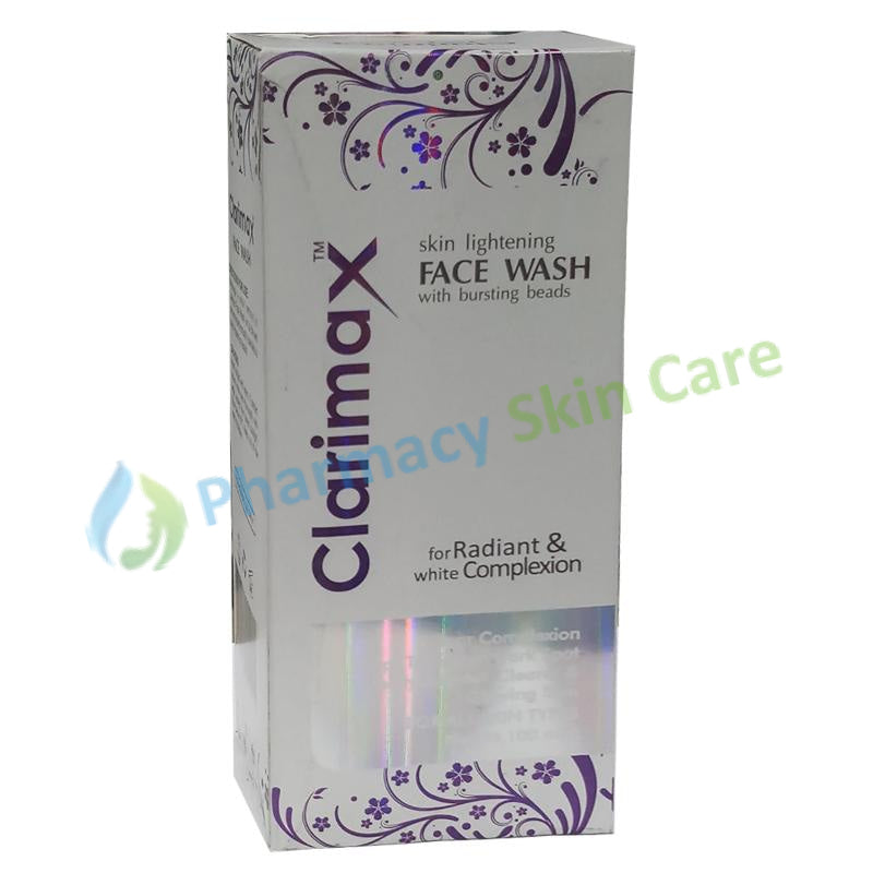 Clarimax Face Wash 100ml For Radiant White Complexion