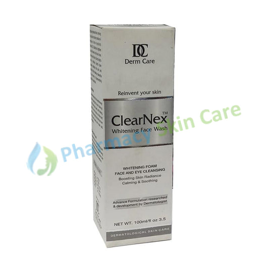 Clear Nex Whitening Face Wash 100ml Derma Care Whitening Foam Face Eye Cleansing