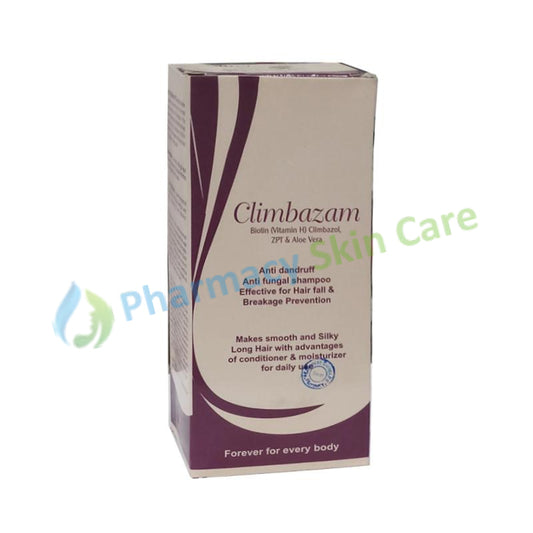 Climbazam Shampoo 120ml Biotin Vitamin H Climbazol Zpt&Aloevera Anti-Dandruff Roomi Enterprises