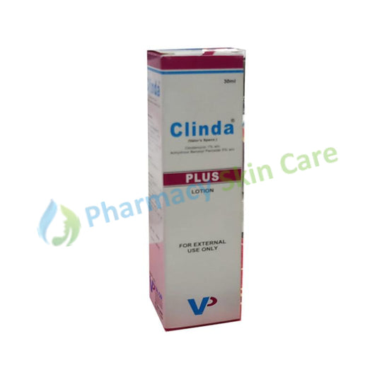 Clinda Plus Lotion 30ml Valor Pharmaceuticals Anti-acne Clindamycin 1%, Benzoyl Peroxide 5%