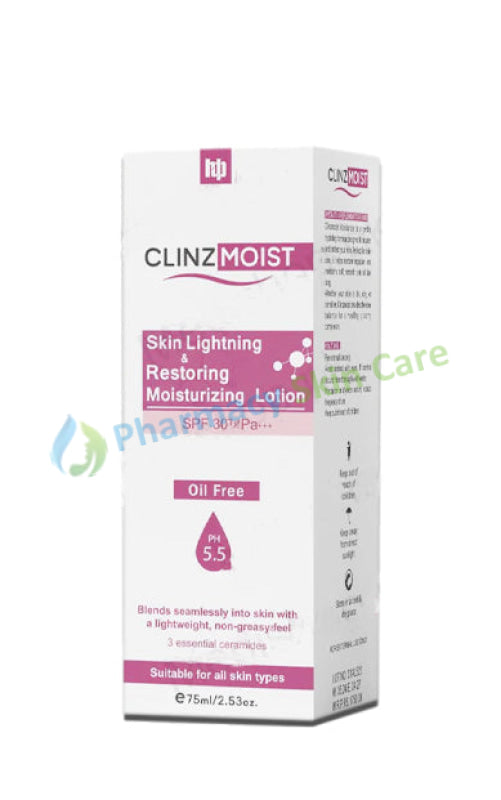 ClinzMoist Oily Free Moisturizing Lotion SPF50 PA + + + Lotion