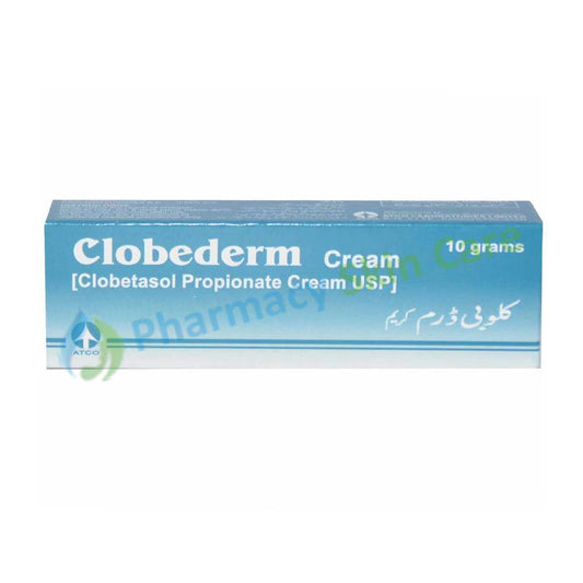 Clobederm Cream 0.05% 10gram Atco Laboratories Corticosteroids Clobetasol