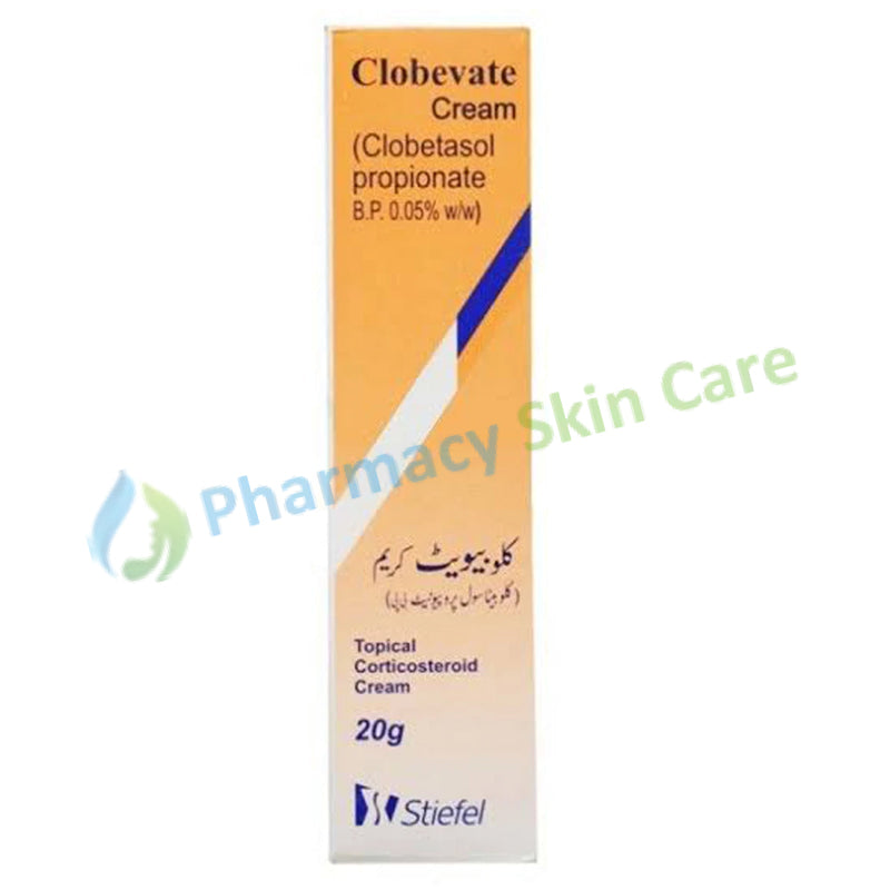 Clobevate Cream 20g GLAXOSMITHKLINE Corticosteroid Clobetasol Propionate