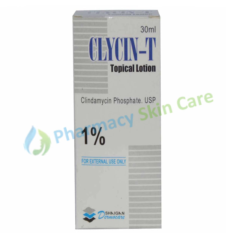 Clycin-T 30ml Lotion Shaigan Pharmaceuticals Anti Bacterial Clindamycin