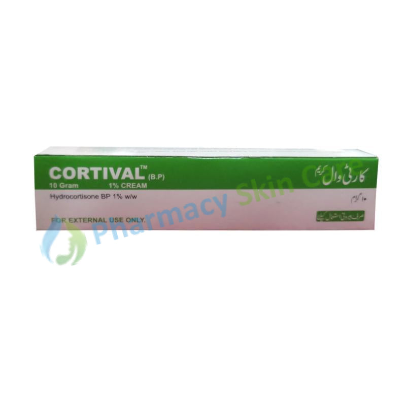 Cortival Cream 1% 10gram Valor Pharmaceuticals Corticosteroid Hydrocortisone