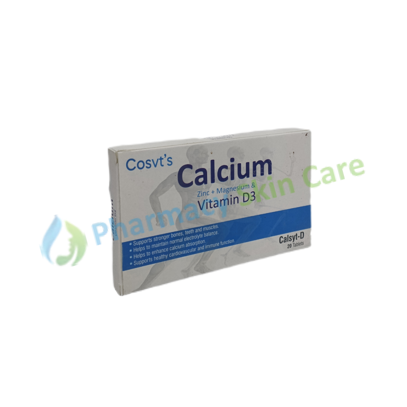 Cosvt’s calcium zinc magnesium and vitamin D3 Tablet tablets