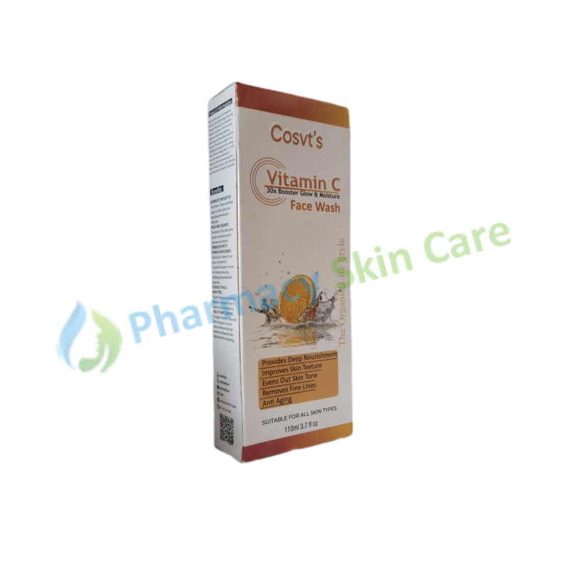 Cosvt’s Vitamin C 30x Booster Glow & Moisture Face Wash face wash