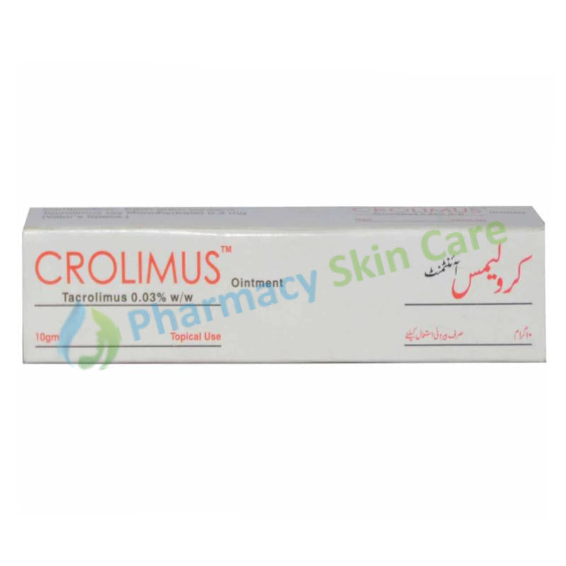 Crolimus 0.03% Ointment 10gram Valor Pharmaceuticals Anti Eczema Tacrolimus Monohydrate