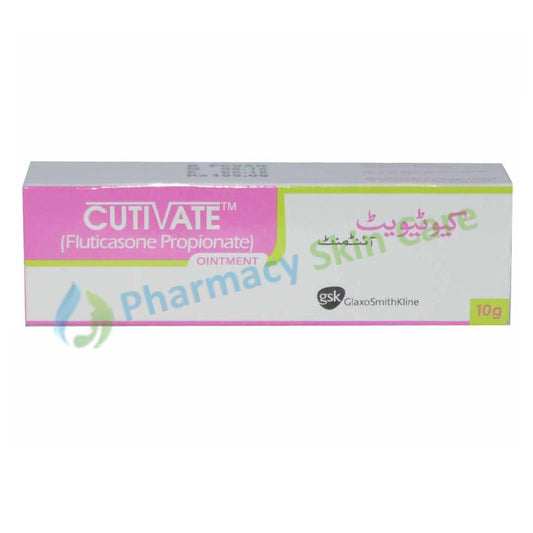 Cutivate Ointment 10gm Glaxosmithkline Pakistan Limited Corticosteroid Fluticasone Propionate