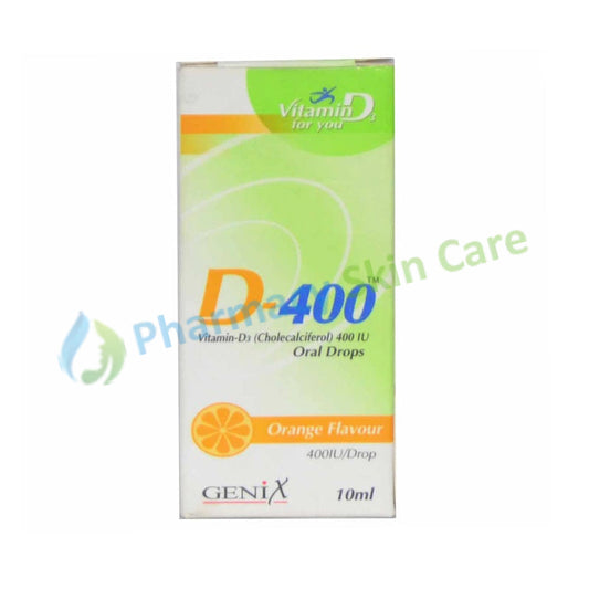 D-400 oral drops Genix Pharma vitamin d3 (cholecalciferol)400 iu