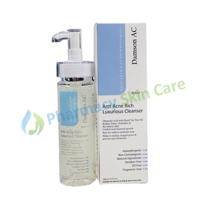 Damson AC Anti Acne Rich Luxurious Cleans Cleanser