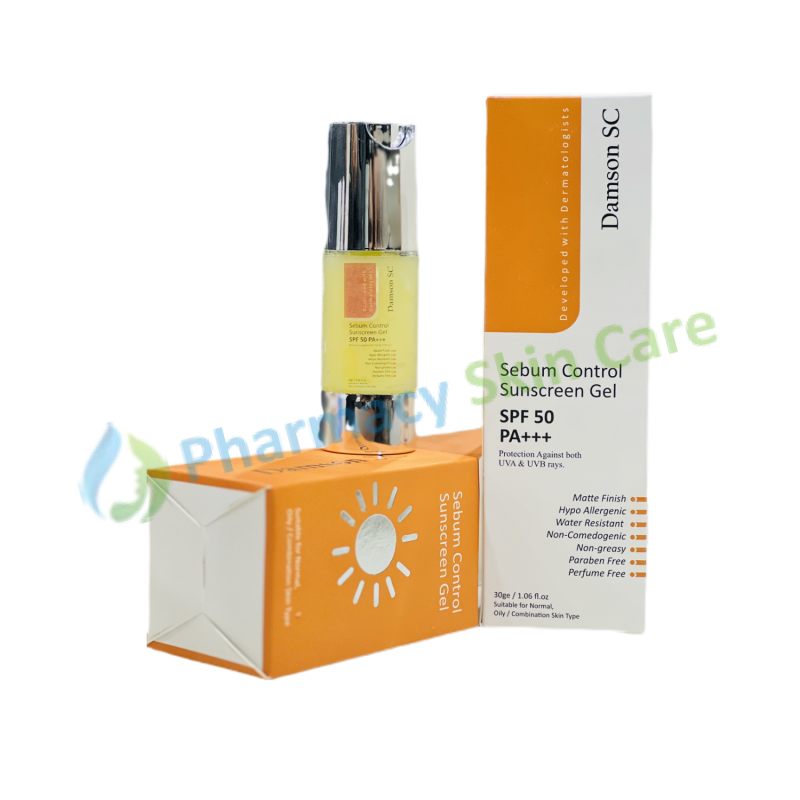 Damson SC Sebum Control Sunscreen Gel – Pharmacy Skin Care