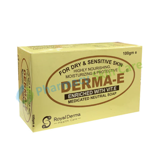 Derma-E Medicated Soap 100Gm Skin Care