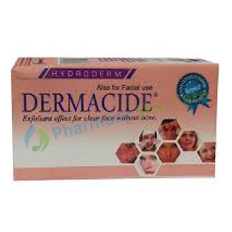Dermacide bar 75gm pharma health pakistan pvt Ltd anti acne salicylic acid enrich edsoapforacne treatment