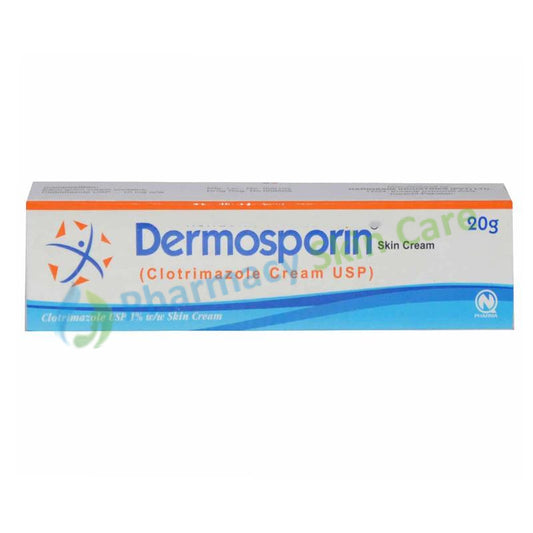 Dermosporin Cream 20G Nabiqasim Industries  Pvt  Ltd Anti Fungal Clotrimazole