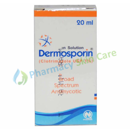 Dermosporin Lotion 20ml Nabiqasim Industries Pvt ltd Anti Fungal Clotrimazole