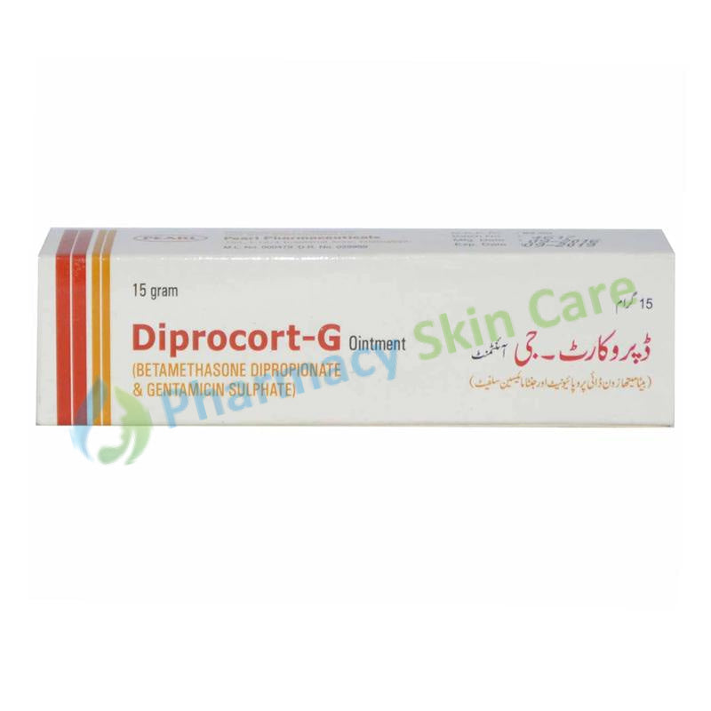 Diprocort-G 15gram Ointment Pearl Pharmaceuticals Anti-Fungal Betamethasone Dipropionate , Gentamicin Sulphate