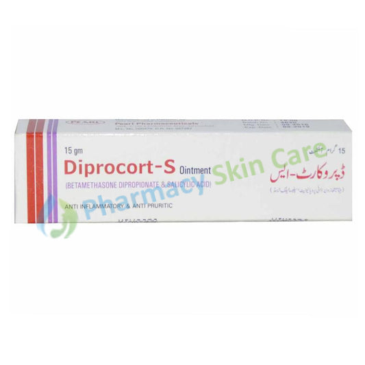 Diprocort S Ointment 15gm Pearl Pharmaceuticals Anti Fungal Betamethasone Dipropionate Salicylic Acid