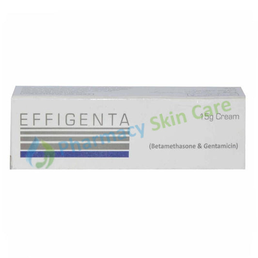 Effigenta 15Gram Cream Anti-Bacterial Corticosteroid Betamethasone Gentamycin