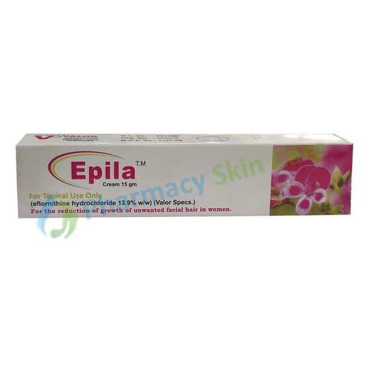 Epila Cream 15g Valor Pharmaceuticals Skin Care E flornithine Hcl
