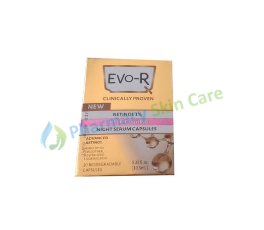 Evo-R Retinol 1% Night Serum 30 Cap Skin Care