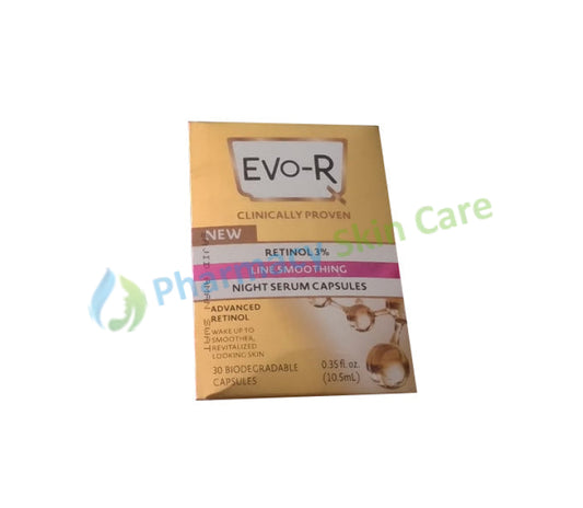 Evo-R Retinol 3% Night Serum 30 Cap Skin Care